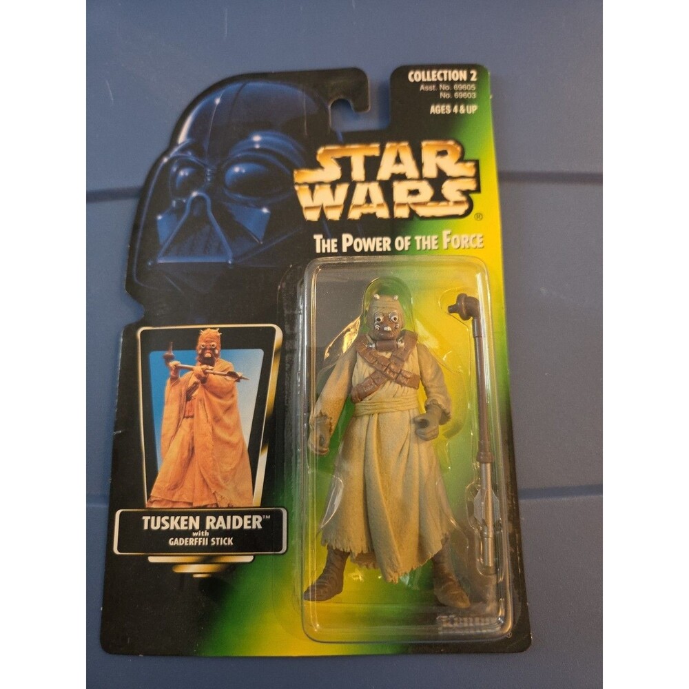 Kenner Tusken Raider With Gaderffi Stick Battle Club Action Figure